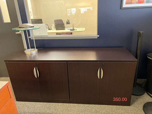 Credenza- 4 door with satin nickel handles
