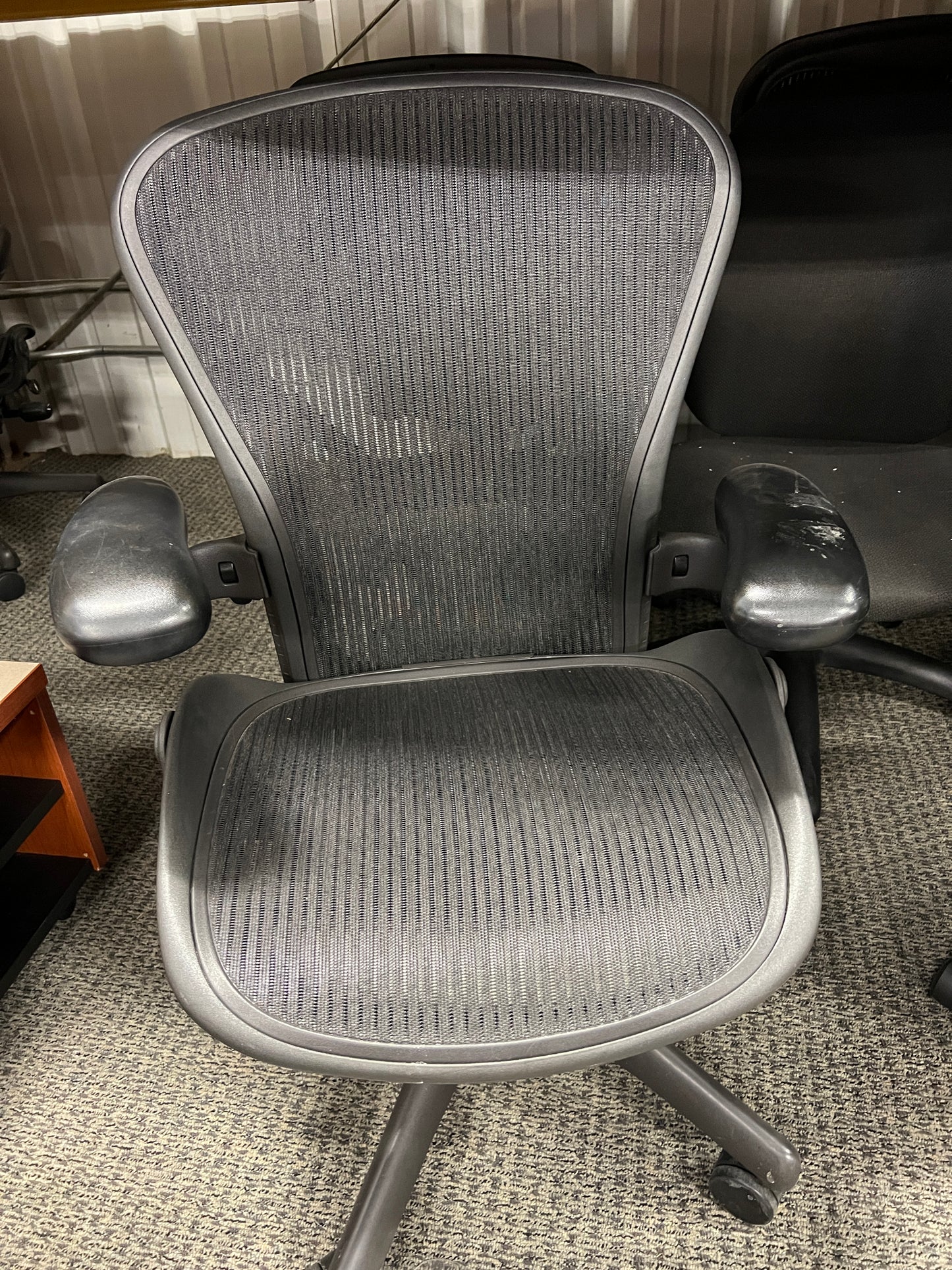 Chair- Hermann Miller Aeron chair with casters