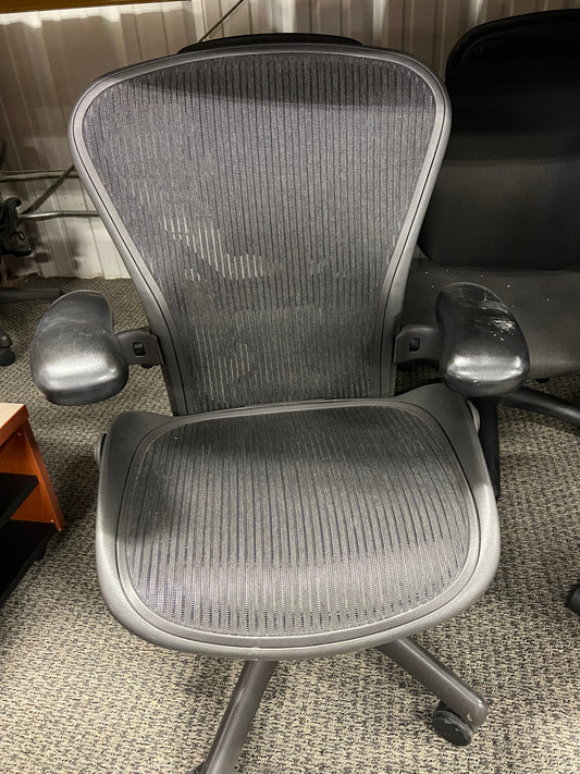 Chair- Hermann Miller Aeron chair with casters