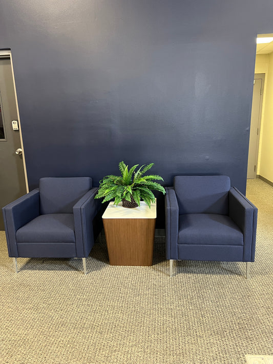 Chairs: OFS Blue Club Chairs