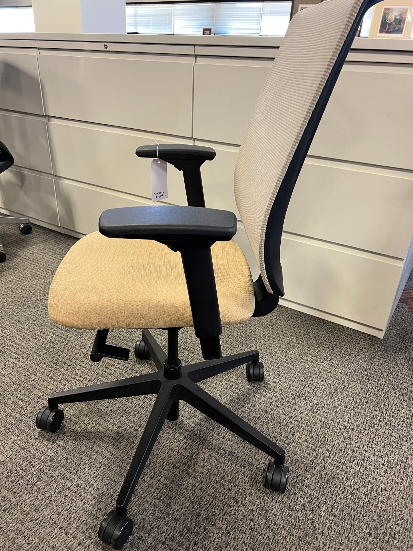Chairs: Steelcase Desk chair on casters