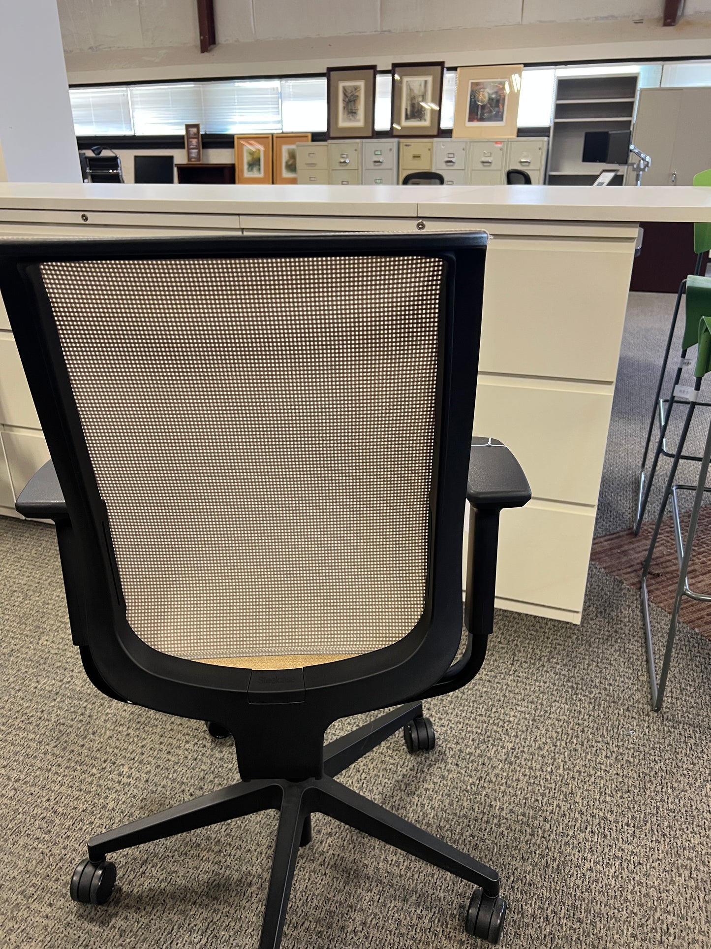 Chairs: Steelcase Desk chair on casters