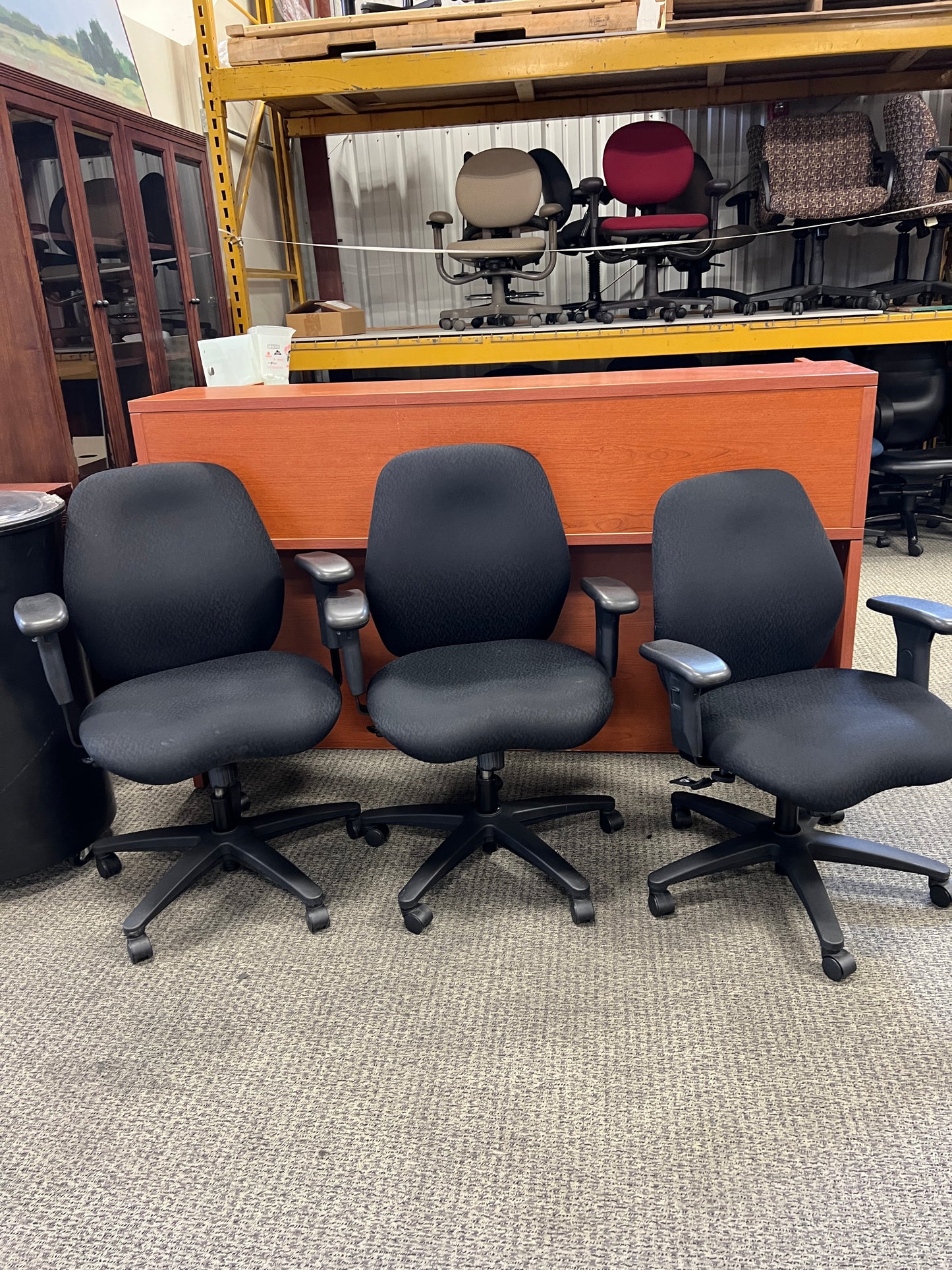Chairs: HON desk chairs