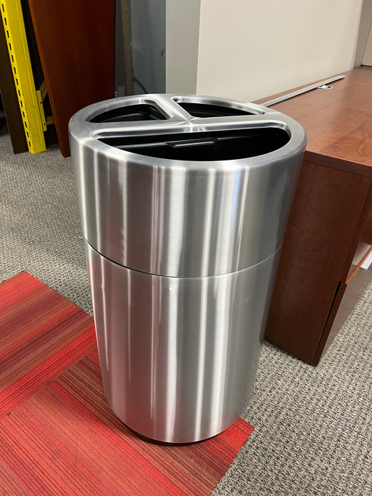 Miscellaneous: Stainless trash and recycle bin