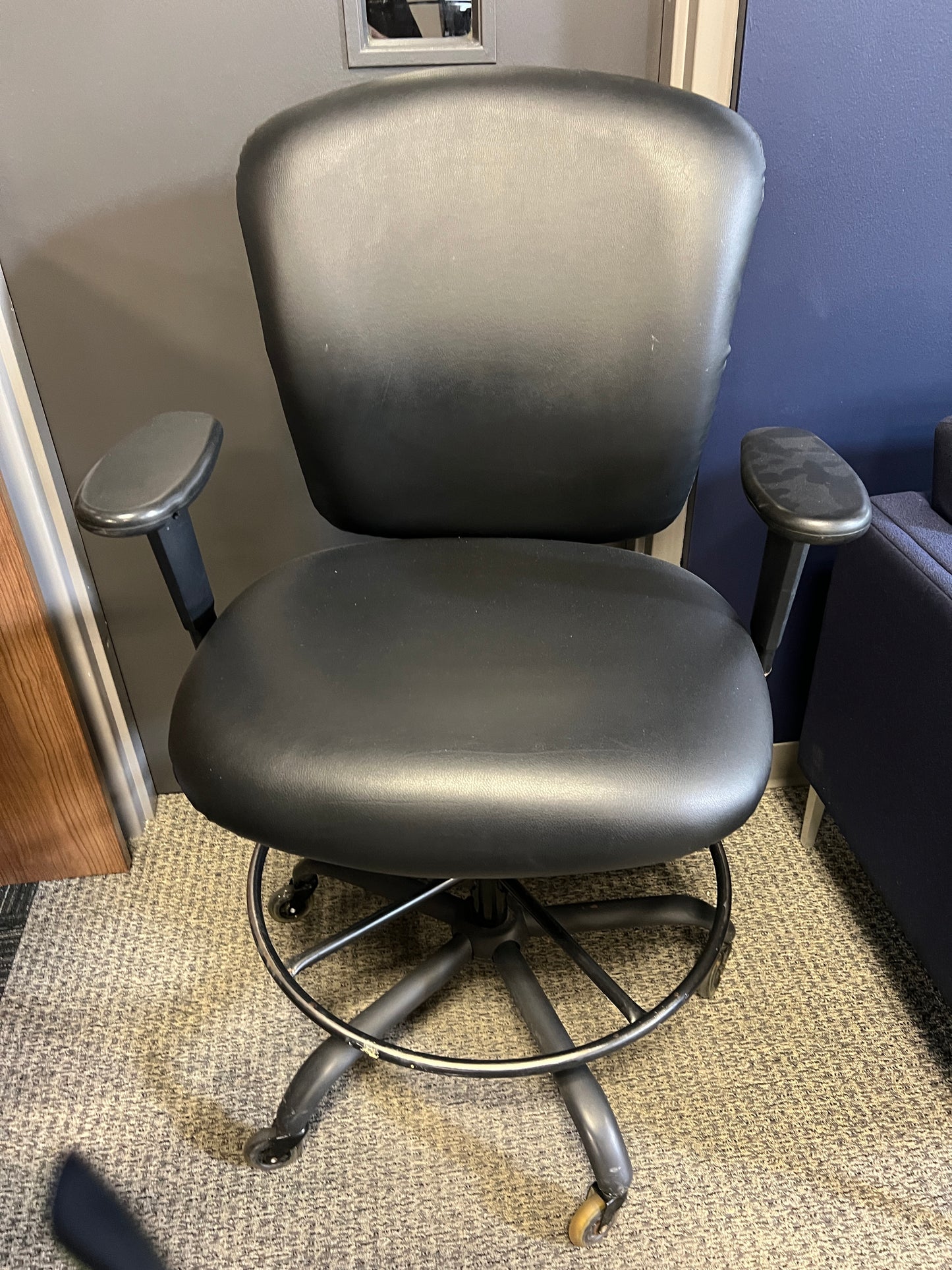 Chair: Big and tall bar height chair