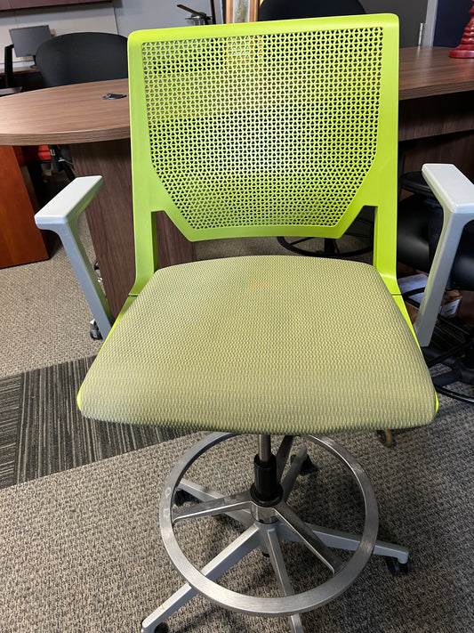 Chair Lime green bar stool