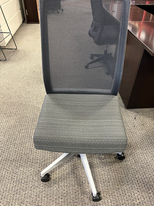 Chairs: Steelcase mesh back task chair in casters