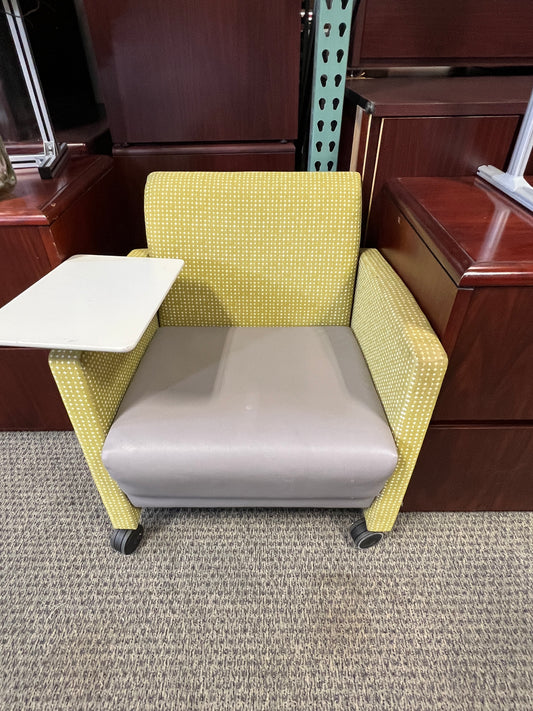 Chairs: Task chair with attached table
