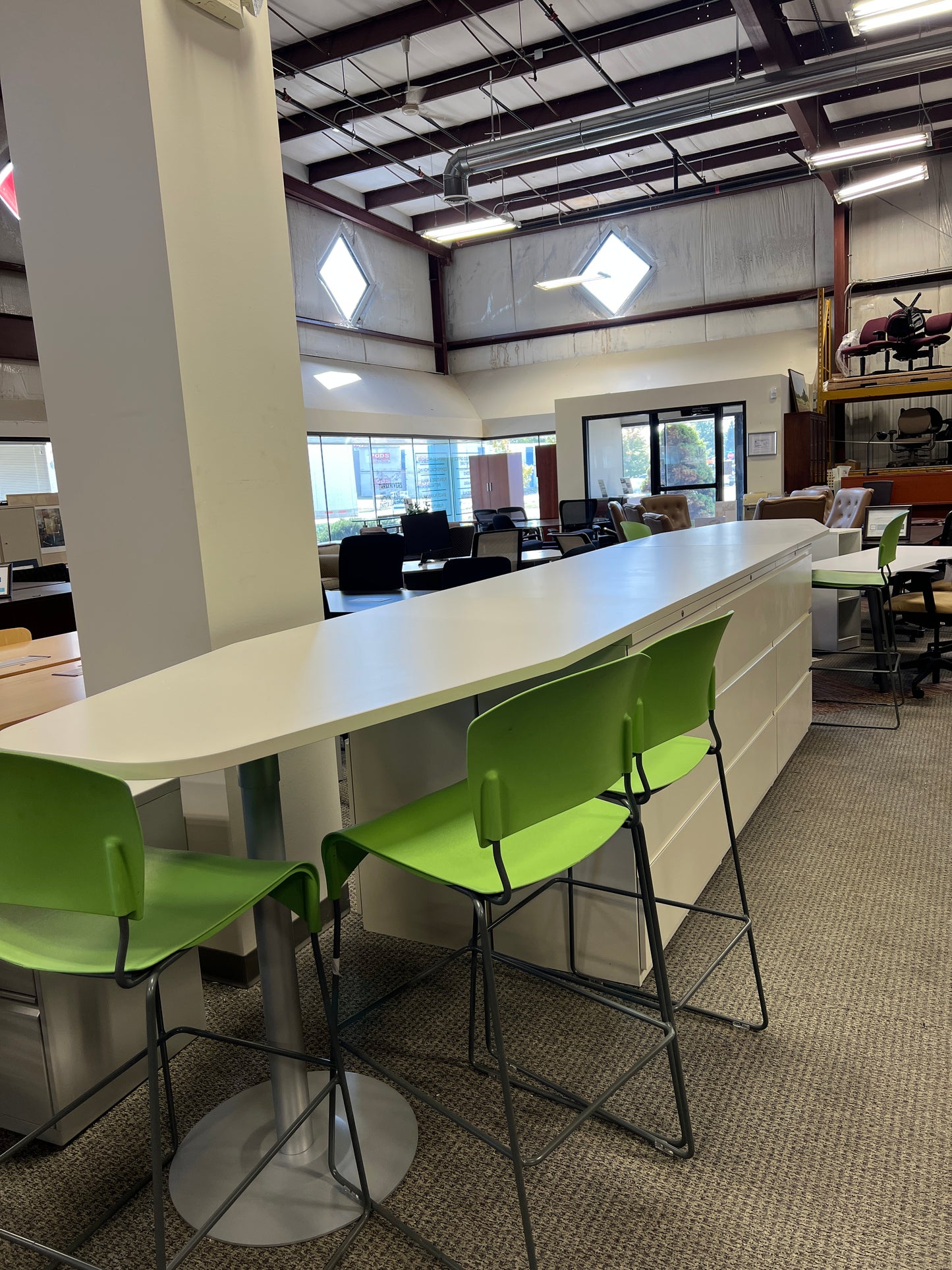 Storage: Haworth Storage with Seating