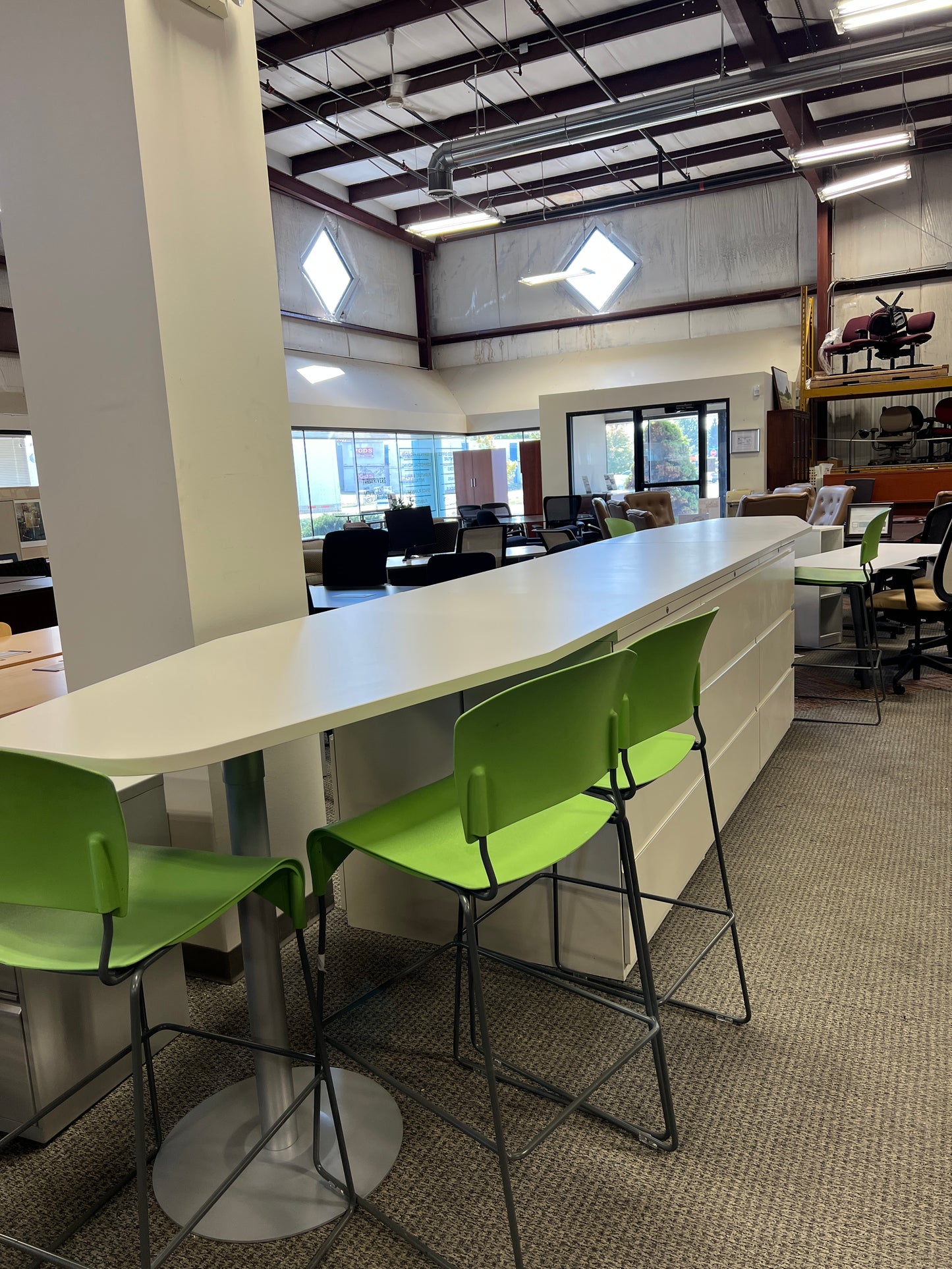 Storage: Haworth Storage with Seating