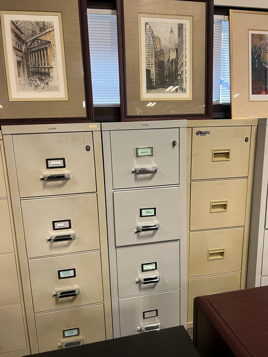 Storage: Fire Proof Filing Cabinets