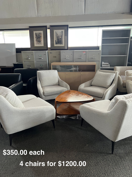 Chair  Off-white armchair