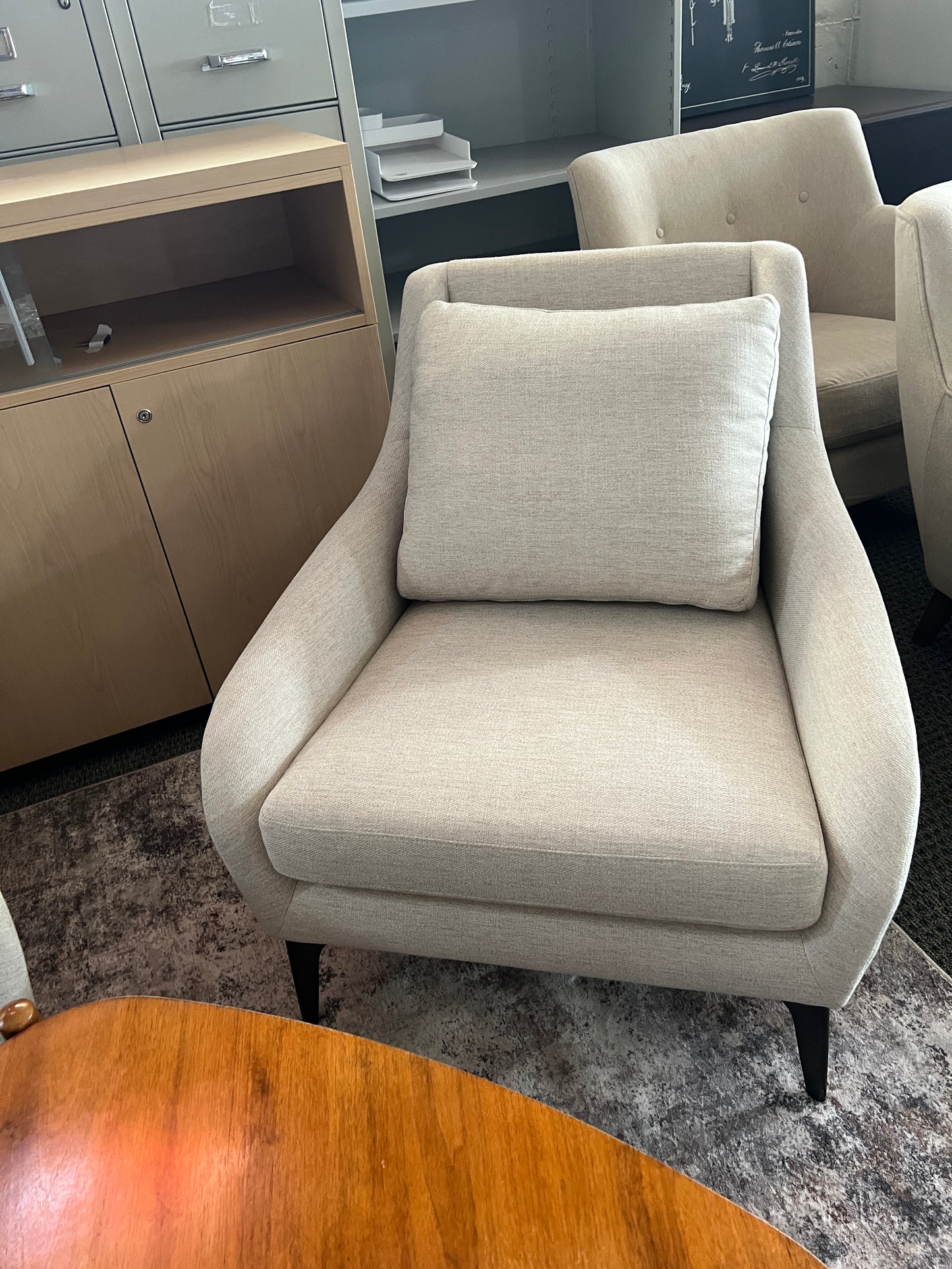 Chair  Off-white armchair
